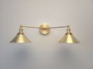 Bathroom Vanity Wall Sconce - Antique Brass Light - Mid | Sconces by Retro Steam Works. Item made of brass works with mid century modern & country & farmhouse style