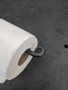 Simple Rustic Toilet Paper Holder Hand Forged | Holder Hardware in Hardware by Element Hand Forged Hardware. Item composed of steel in rustic style