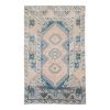 Vintage Hand Knotted Turkish Oushak Carpet | Area Rug in Rugs by Vintage Pillows Store. Item composed of cotton and fiber