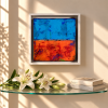 ECHOES 018 - 20x20cm | Oil And Acrylic Painting in Paintings by Lara Spadetto Art