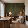 Worn Olive  —  Luxe Textures Luxury Wallpaper Mural | Wall Treatments by ELLE WALLS