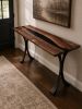 Black Walnut & Black Epoxy River Console Table | Tables by Pelican State Woodworks