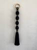 Black Gold Macrame Wall Hanging, Luxury Tassel Wall Decor, Boho Wall Art, Modern Home Tapestry, Large Decorative Tassel | Wall Hangings by İnanç Yılmaz