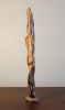 Driftwood Sculpture "Earned Stripes" with Marble Base | Sculptures by Sculptured By Nature  By John Walker. Item composed of wood and marble in minimalism style