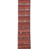 Vintage Turkish Oushak Extra Long and Narrow Kilim Runner | Runner Rug in Rugs by Vintage Pillows Store. Item composed of wool and fiber