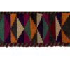 Checkered Vintage Turkish Tulu Rug With Mid-Century Modern | Area Rug in Rugs by Vintage Pillows Store. Item made of wool with fiber