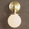 Alford - 6" Globe | Sconces by Illuminate Vintage. Item made of brass