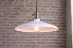 14 Inch White - Pendant Lights - Model No. 3628 | Pendants by Peared Creation. Item made of brass