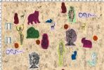 The Great Mother, Bark | Fabric in Linens & Bedding by Philomela Textiles & Wallpaper. Item composed of linen