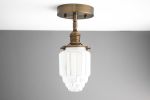 Skyscraper Ceiling Lamps - Model No. 5774 | Flush Mounts by Peared Creation. Item composed of brass & glass