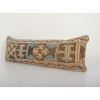 Ethnic Turkish Lumbar Wool Rug Pillow, Anatolian Oushak | Sham in Linens & Bedding by Vintage Pillows Store. Item composed of fabric