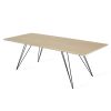 Williams Coffee Table / Maple / Rectangle | Tables by Tronk Design. Item made of maple wood with metal