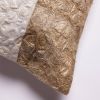 Natural Madagascar Silk Throw Pillow - Striped - 18"x18" | Pillows by Tanana Madagascar