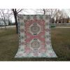 Vintage Hand Knotted Oversize Turkish Kars Rug | Area Rug in Rugs by Vintage Pillows Store. Item composed of cotton and fiber