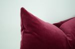 READY TO SHIP 16 x 16 inches // mulberry velvet pillow | Pillows by velvet + linen