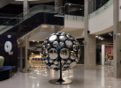 Space Expansion Sculpture in Silver | Public Sculptures by PlusObject