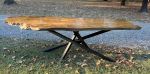 Custom order Louisiana sinker cypress solid slab dinning table | Dining Table in Tables by Pelican State Woodworks