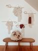 Wood Knot Wall Hanging In Warm Neutrals | Macrame Wall Hanging in Wall Hangings by Seven Sundays Studios. Item made of wood with wool
