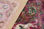 Rug & Kilim’s Modern Classics Pictorial Rug in Red, Brown, Pink Tones | Area Rug in Rugs by Rug and Kilim