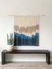 Extra Large Hand Dyed Modern Macrame Wall Hanging | Wall Hangings by Love & Fiber. Item composed of cotton & fiber