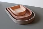 Arch Ceramic Nesting Trays | Peach - Pink - Lavender | Decorative Tray in Decorative Objects by Studio Patenaude