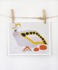 Mother Hen Print | Prints by Leah Duncan. Item composed of paper compatible with mid century modern and contemporary style
