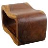 Haussmann® Wood Wave Bench 24 in x 13.5 x 15 inch | Benches & Ottomans by Haussmann®
