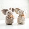 Woven Stuffed Bunny Rabbit DIY KIT | Ornament in Decorative Objects by Flax & Twine. Item composed of cotton and fiber