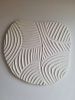 Textured Diptych Wall Sculpture Set (2 Pieces) – Modern 3D Relief Art, Handmade Sculptural Beige White Minimalist Paintings for Elegant Home | Wall Hangings by Vaiva Art Atelier