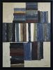 L'Ordre des Tomes - Bibliothèque abstraite | Oil And Acrylic Painting in Paintings by Sophie DUMONT.. Item composed of canvas in minimalism or contemporary style