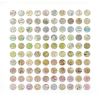 One Hundred London Map Dots Rainbow Collage | Paintings by Amelia Coward