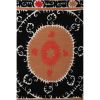 Suzani Boho Tablecloth- Mandarin Red Embrodiery Suzani Blank | Linens & Bedding by Vintage Pillows Store. Item made of cotton