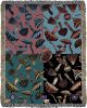 IVI - Mushroom Jacquard Woven Blanket - Four Color | Linens & Bedding by Sean Martorana. Item made of cotton