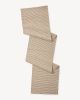 Ridges Runner - Dove | Table Runner in Linens & Bedding by MINNA