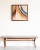 RUST III - Framed-Collection | Wall Hangings by Rianne Aarts / Teddy and Wool Studio. Item made of cotton with fiber