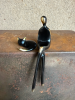 Little Lady- single female figurine with cat | Sculptures by YENNY COCQ
