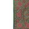 Green Tribal Suzani Wall Hanging Decor, Suzani Silk Suzani | Tapestry in Wall Hangings by Vintage Pillows Store. Item composed of cotton & fiber