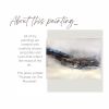 Framed Abstract Watercolor Artwork - 'Thunder on the Mountain' Inspired Painting, Signed | Paintings by Susi Schuele Art