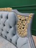 French Style Living Room Set/ Aged 24K Gold Leaf accent/ Han | Couch in Couches & Sofas by Art De Vie Furniture