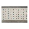 Vintage Aubusson Butterfly Pattern Kilim Rug - Embroided | Runner Rug in Rugs by Vintage Pillows Store. Item composed of cotton and fiber