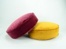 round velvet cushion // round velvet floor pillow // round | Pillows by velvet + linen