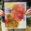 Unfolding With Every Moment | original abstract painting | Mixed Media in Paintings by Megan Spindler