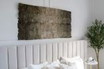 Plant Dyed Wild Silk Wall Hanging - Color Field-Natural Sage | Tapestry in Wall Hangings by Tanana Madagascar. Item made of fabric