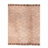 Vintage Turkish Oushak Handmade Antique Anatolian Rug | Area Rug in Rugs by Vintage Pillows Store. Item made of cotton with fiber