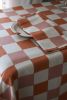 Blush Grid Block Print Napkins, Set of 4 | Linens & Bedding by Ninéh