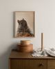 Brigette With A Bagel | Prints by The Ugly Cat Studio