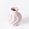 Swirl Vase White Small | Work by District Loom