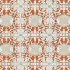 Mirror, Rust | Fabric in Linens & Bedding by Philomela Textiles & Wallpaper. Item composed of linen