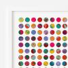 Splash Dots with Lavender Print | Prints in Paintings by Amelia Coward
