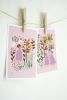 Mother Nature Set - Catch and Fly | Prints by Leah Duncan. Item composed of paper compatible with mid century modern and contemporary style